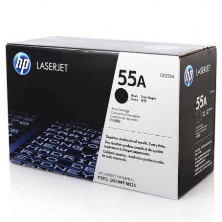 惠普（HP） CE255A 55A 黑色原装 LaserJet 硒鼓 (适用LaserJet P3015)